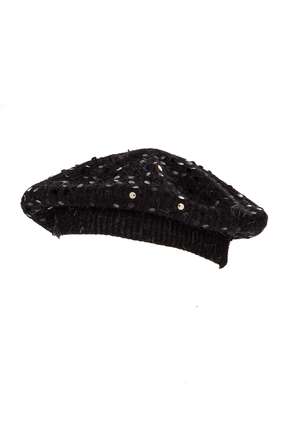 BASCO MAGLIA CON PAILLETTES, TG.UNICA - BLACK